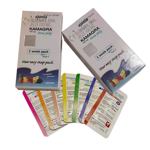台灣現貨正品 瘋男 泰國果凍 液態威 Kamagra Oral Jelly 7入盒裝 液態威而鋼 果凍威而鋼