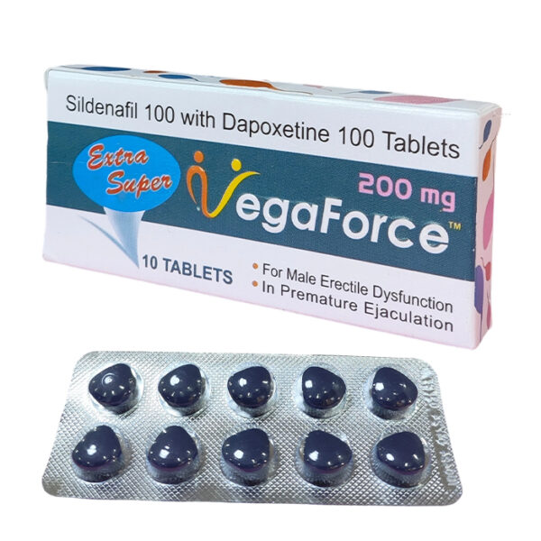 印度壯陽藥 藍蝌蚪 雙效威而剛 Vega Force 200mg 助勃增硬+持久延時雙效二合一